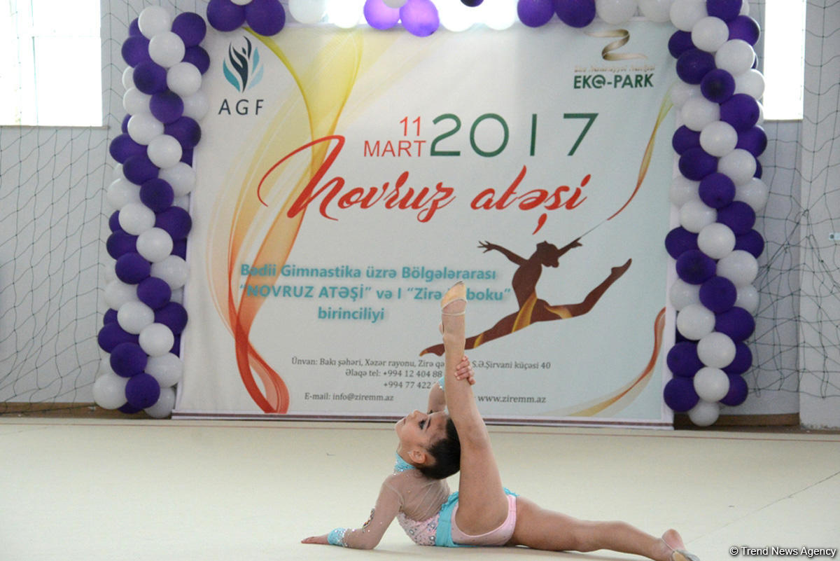Bədii gimnastika üzrə bölgələrarası “Novruz Atəşi” və I Zirə Kuboku keçirilib (FOTO)