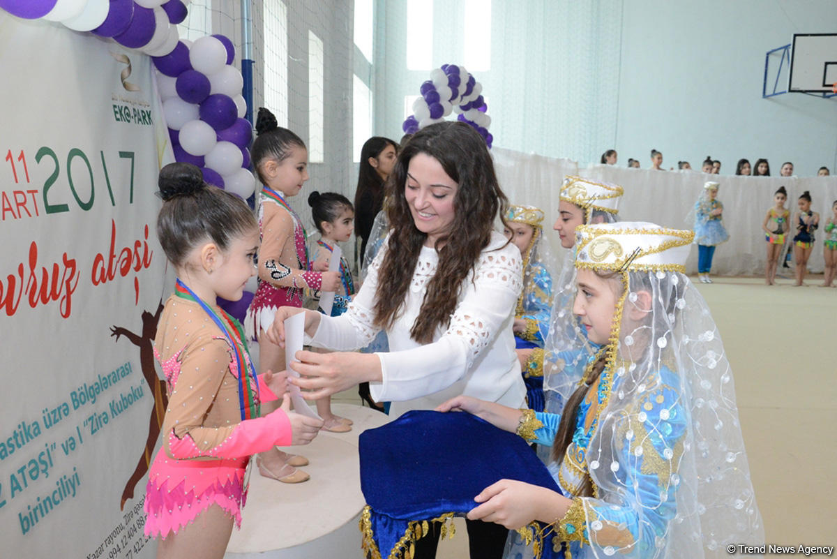 Bədii gimnastika üzrə bölgələrarası “Novruz Atəşi” və I Zirə Kuboku keçirilib (FOTO)
