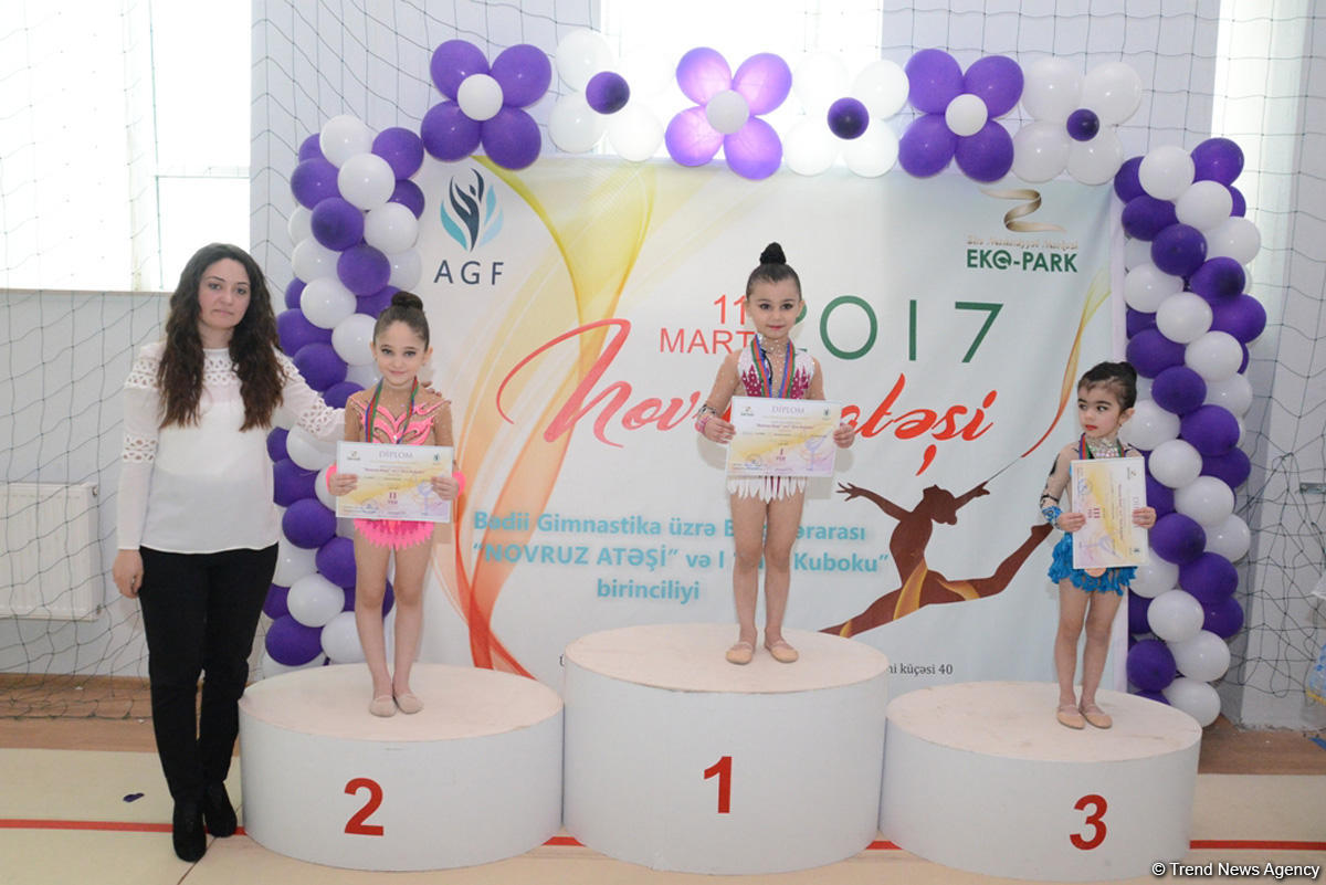Bədii gimnastika üzrə bölgələrarası “Novruz Atəşi” və I Zirə Kuboku keçirilib (FOTO)