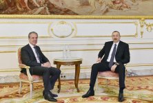 Prezident İlham Əliyev Parisdə “CIFAL” qrupunun prezidenti ilə görüşüb (YENİLƏNİB) (FOTO)