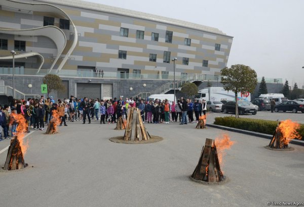 Azərbaycan Gimnastika Federasiyası İlaxır çərşənbəni təntənəli şəkildə qeyd edib (FOTO)