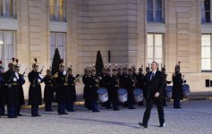 Azərbaycan və Fransa prezidentlərinin görüşü olub (FOTO)