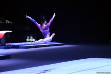 Bakıda idman gimnastikası üzrə Dünya Kuboku iştirakçılarının podium məşqləri başlayıb (FOTO)