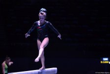Bakıda idman gimnastikası üzrə Dünya Kuboku iştirakçılarının podium məşqləri başlayıb (FOTO)