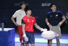 Bakıda idman gimnastikası üzrə Dünya Kuboku iştirakçılarının podium məşqləri başlayıb (FOTO)