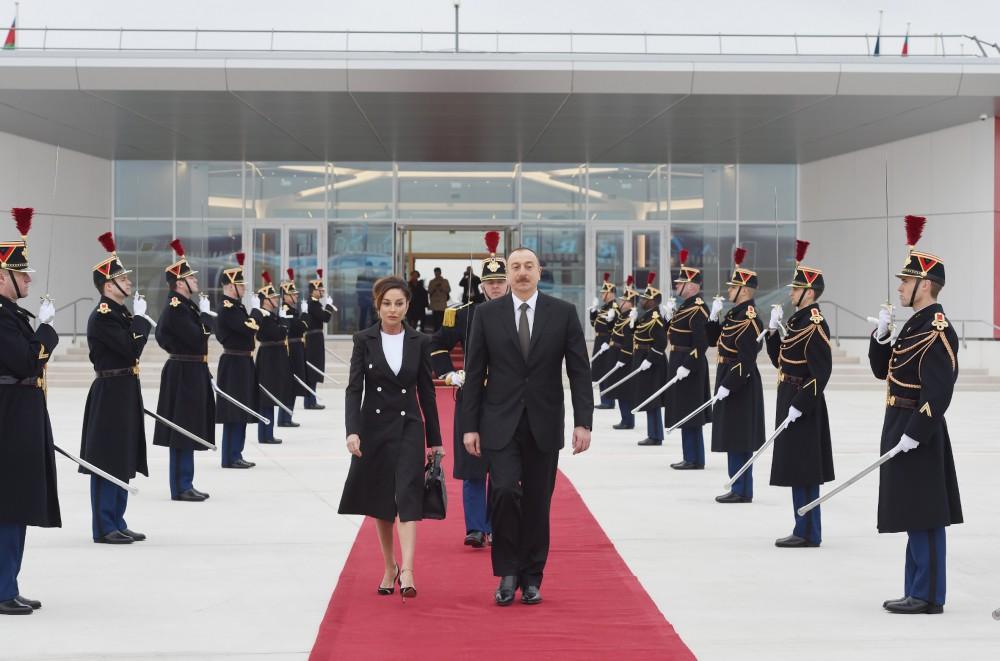 Prezident İlham Əliyevin Fransaya rəsmi səfəri başa çatıb (FOTO)