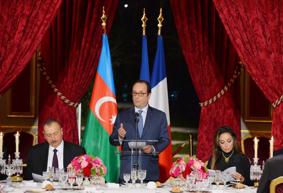 Fransua Olland: Dağlıq Qarabağ münaqişəsinin həlli yollarının tapılmasında irəliləmək vaxtı çoxdan çatıb
