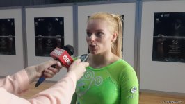 Sloveniya gimnastı: Bakıda Dünya Kuboku ən yüksək səviyyədə təşkil olunub (FOTO)