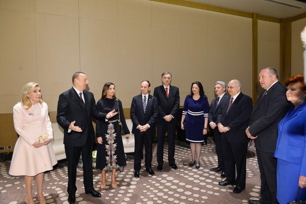 Prezident İlham Əliyev və xanımı V Qlobal Bakı Forumunda iştirak ediblər (YENİLƏNİB-4) (FOTO)