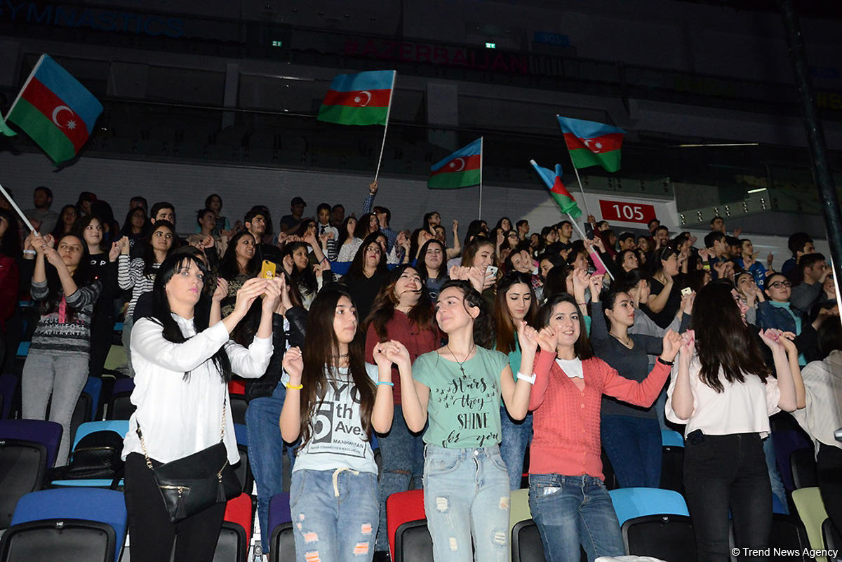 Bakıda idman gimanstikası üzrə Dünya Kubokunun açlış mərasimi keçirilib  (FOTO)