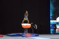 Bakıda idman gimnastikası üzrə Dünya Kubokunun ikinci günü başladı (FOTO)
