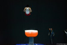 Bakıda idman gimnastikası üzrə Dünya Kubokunun ikinci günü başladı (FOTO)