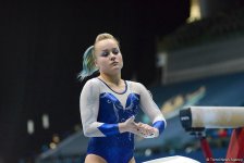 Bakıda idman gimnastikası üzrə Dünya Kubokunun ikinci günü başladı (FOTO)