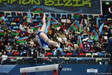 Bakıda idman gimnastikası üzrə Dünya Kubokunun ikinci günü başladı (FOTO)