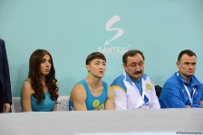 Bakıda idman gimnastikası üzrə Dünya Kubokunun ikinci günü başladı (FOTO)