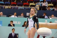 Bakıda idman gimnastikası üzrə Dünya Kubokunun ikinci günü başladı (FOTO)