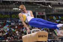 Bakıda idman gimnastikası üzrə Dünya Kubokunun ikinci günü başladı (FOTO)