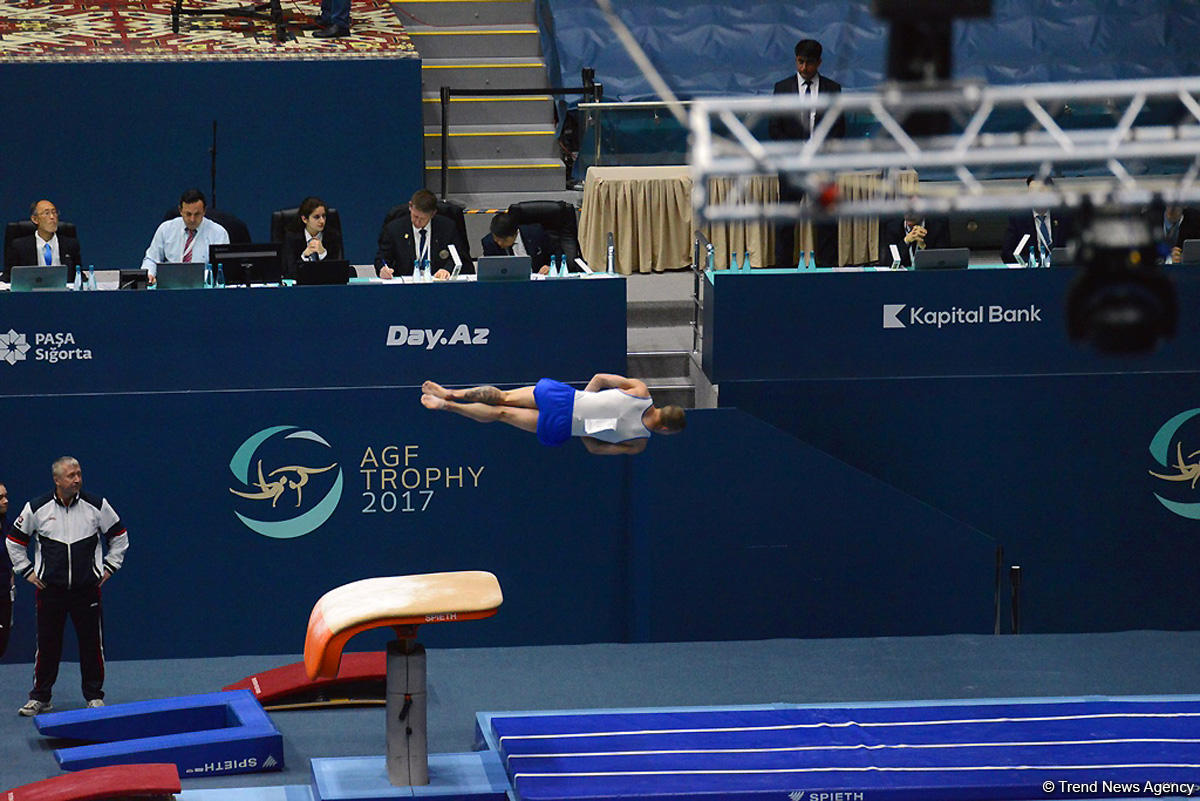 Bakıda idman gimnastikası üzrə Dünya Kubokunun ikinci günü başladı (FOTO)