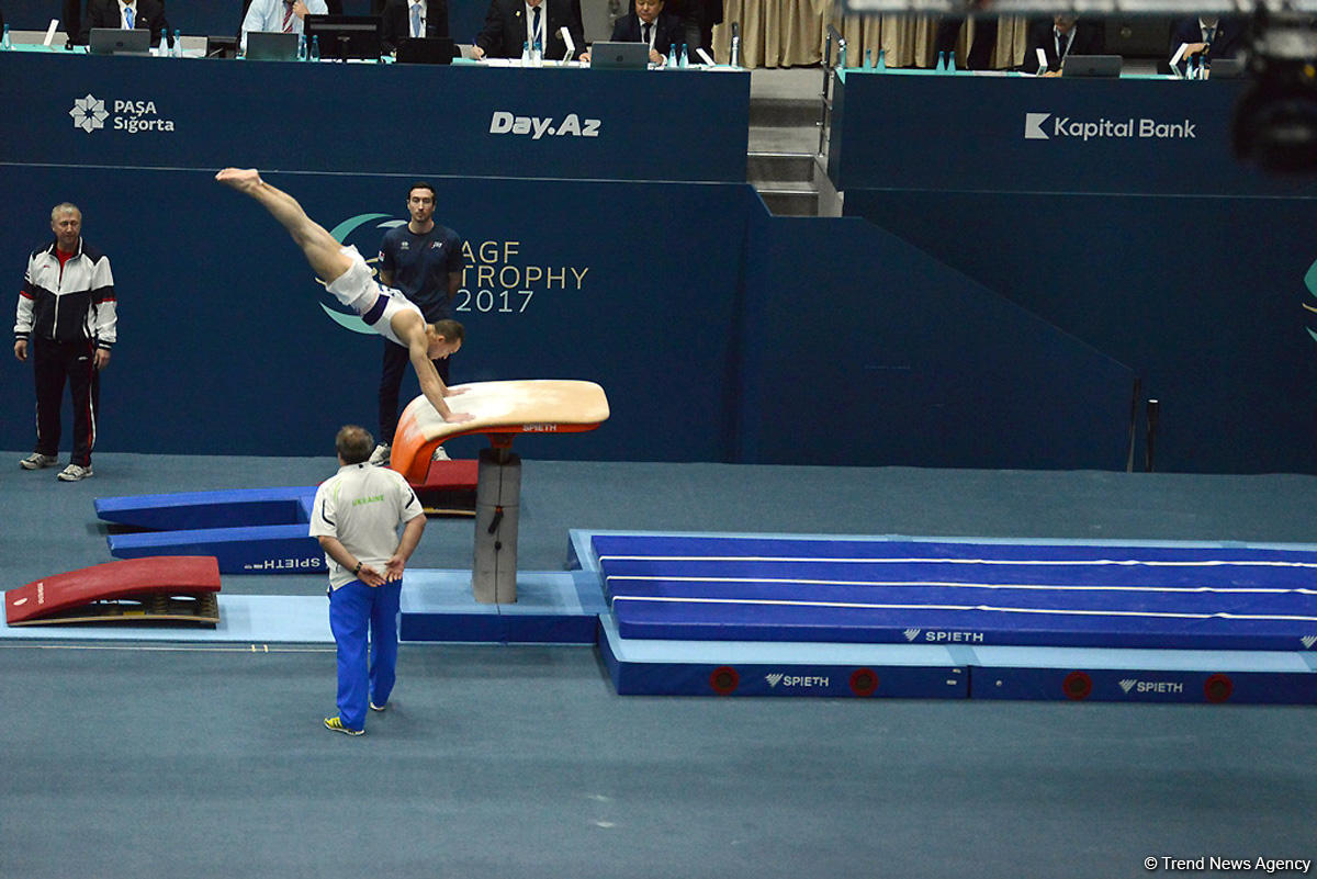 Bakıda idman gimnastikası üzrə Dünya Kubokunun ikinci günü başladı (FOTO)