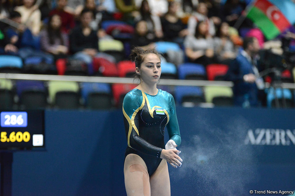 Bakıda idman gimnastikası üzrə Dünya Kubokunun ikinci günü başladı (FOTO)