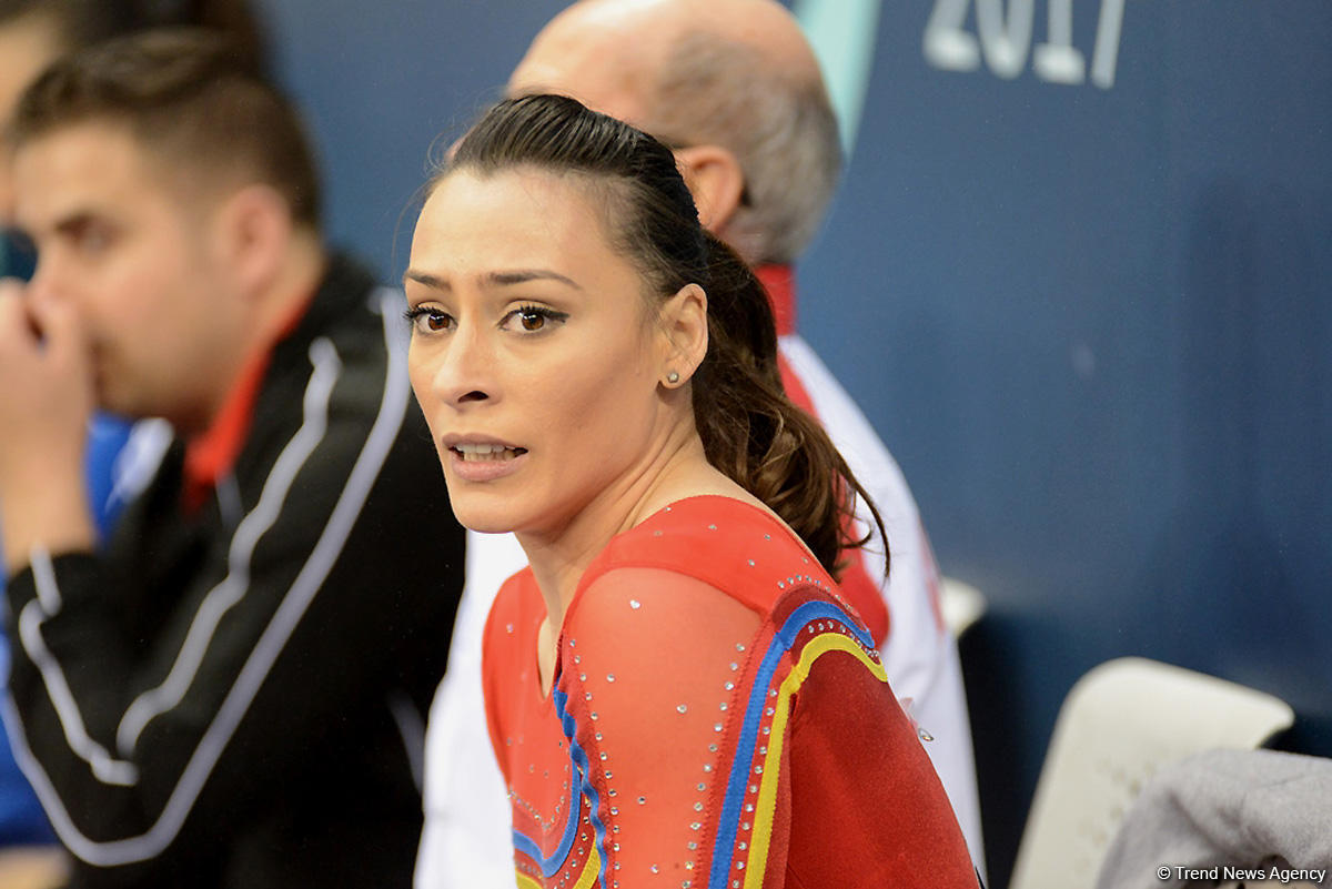 Bakıda idman gimnastikası üzrə Dünya Kubokunun ikinci günü başladı (FOTO)