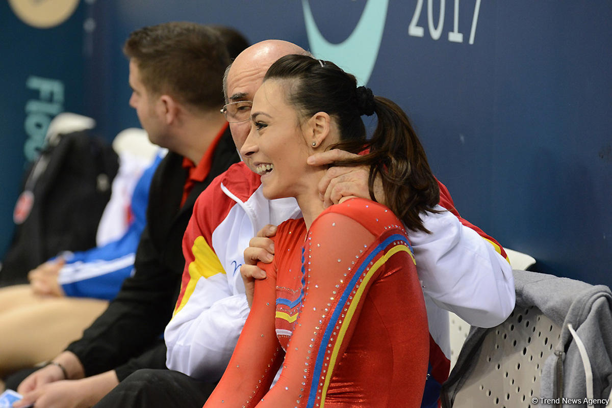 Bakıda idman gimnastikası üzrə Dünya Kubokunun ikinci günü başladı (FOTO)