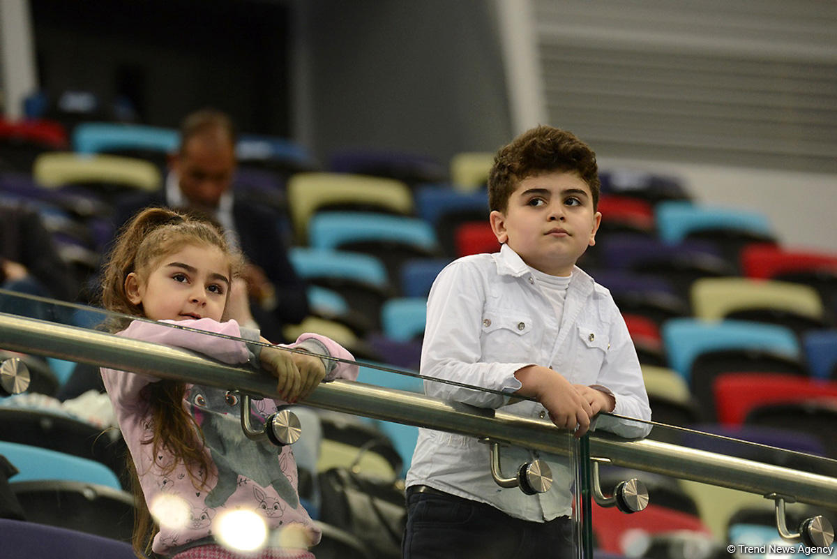 Bakıda idman gimnastikası üzrə Dünya Kubokunun ikinci günü başladı (FOTO)