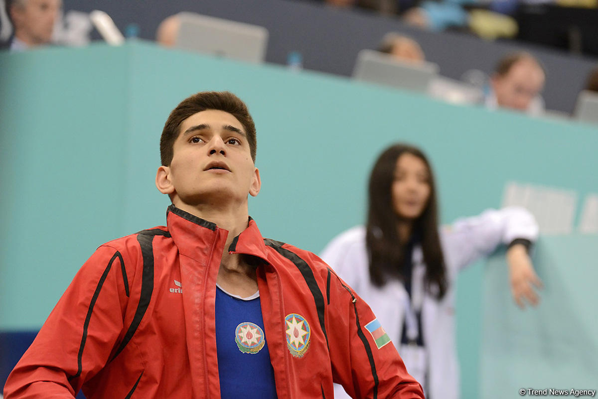 Bakıda idman gimnastikası üzrə Dünya Kubokunun ikinci günü başladı (FOTO)