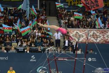 Bakıda idman gimnastikası üzrə Dünya Kubokunda üçüncü günün ən gözəl anları (FOTO)