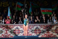 Bakıda idman gimnastikası üzrə Dünya Kubokunda üçüncü günün ən gözəl anları (FOTO)