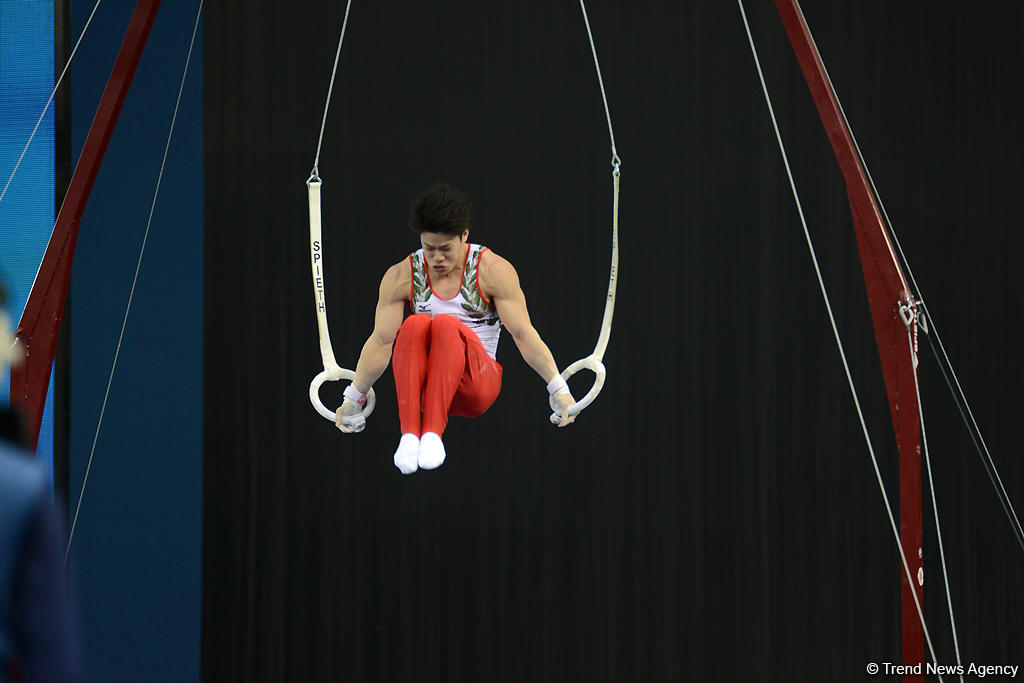 Bakıda idman gimnastikası üzrə Dünya Kubokunda üçüncü günün ən gözəl anları (FOTO)