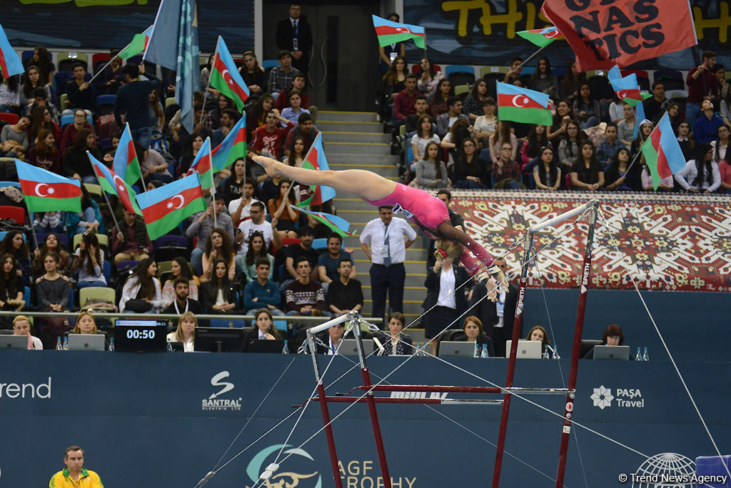 Bakıda idman gimnastikası üzrə Dünya Kubokunda üçüncü günün ən gözəl anları (FOTO)
