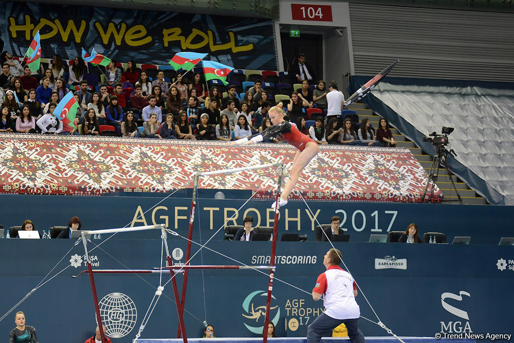 Bakıda idman gimnastikası üzrə Dünya Kubokunda üçüncü günün ən gözəl anları (FOTO)