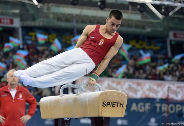 Bakıda idman gimnastikası üzrə Dünya Kubokunun dördüncü günü FOTOLARDA