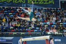 Bakıda idman gimnastikası üzrə Dünya Kubokunda dördüncü günün ən gözəl anları (FOTO)