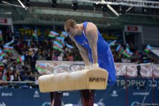 Bakıda idman gimnastikası üzrə Dünya Kubokunun dördüncü günü FOTOLARDA