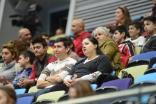 Bakıda idman gimnastikası üzrə Dünya Kubokunda final yarışlarının ikinci günü başladı (FOTO)