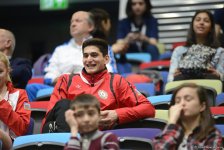 Bakıda idman gimnastikası üzrə Dünya Kubokunda final yarışlarının ikinci günü başladı (FOTO)