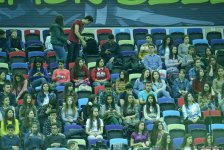 Bakıda idman gimnastikası üzrə Dünya Kubokunda final yarışlarının ikinci günü başladı (FOTO)