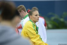 Bakıda idman gimnastikası üzrə Dünya Kubokunda final yarışlarının ikinci günü başladı (FOTO)