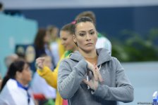 Bakıda idman gimnastikası üzrə Dünya Kubokunda final yarışlarının ikinci günü başladı (FOTO)