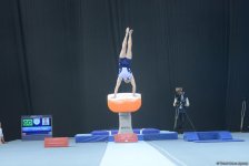 Bakıda idman gimnastikası üzrə Dünya Kubokunda final yarışlarının ikinci günü başladı (FOTO)