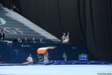 Bakıda idman gimnastikası üzrə Dünya Kubokunda final yarışlarının ikinci günü başladı (FOTO)