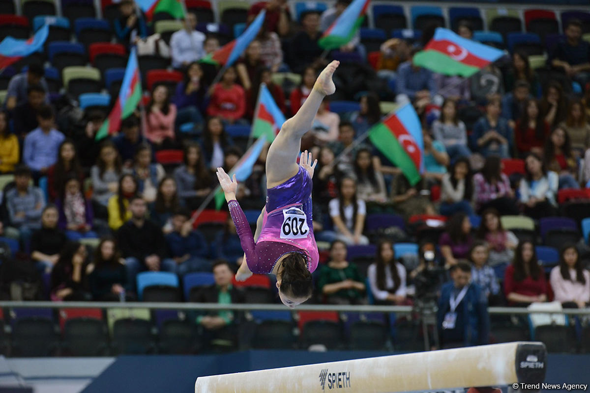 Bakıda idman gimnastikası üzrə Dünya Kubokunda dördüncü günün ən gözəl anları (FOTO)