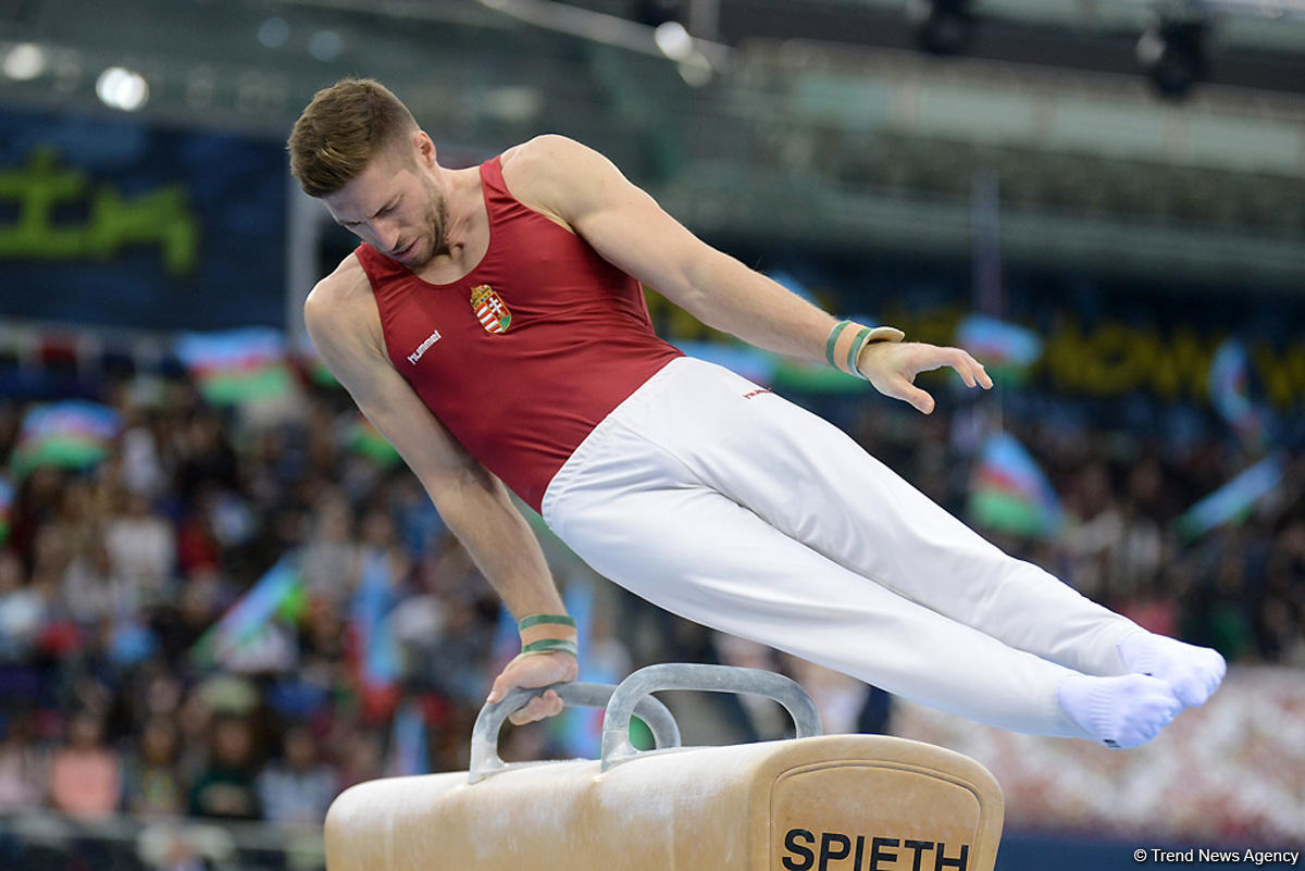 Bakıda idman gimnastikası üzrə Dünya Kubokunda dördüncü günün ən gözəl anları (FOTO)