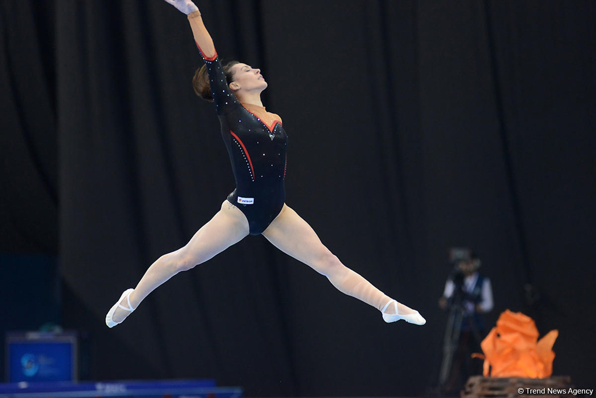 Bakıda idman gimnastikası üzrə Dünya Kubokunda dördüncü günün ən gözəl anları (FOTO)
