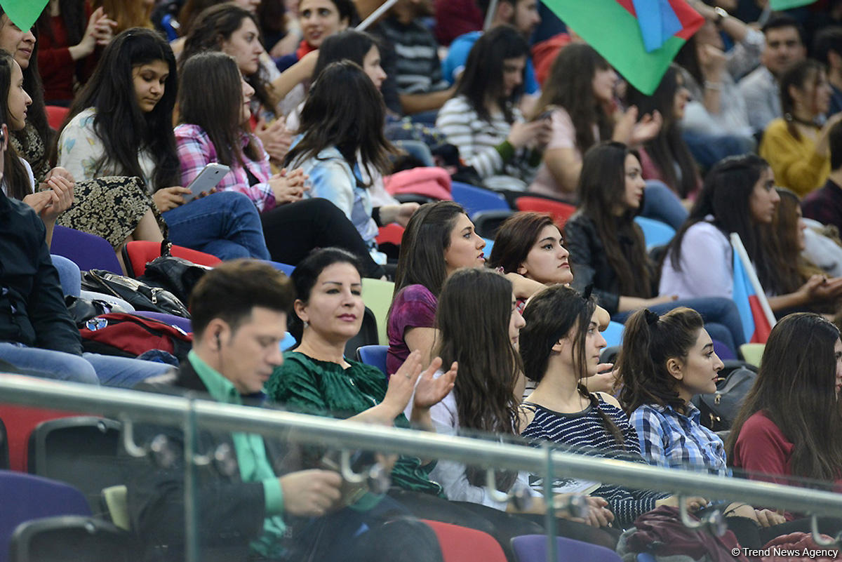 Bakıda idman gimnastikası üzrə Dünya Kubokunun dördüncü günü FOTOLARDA