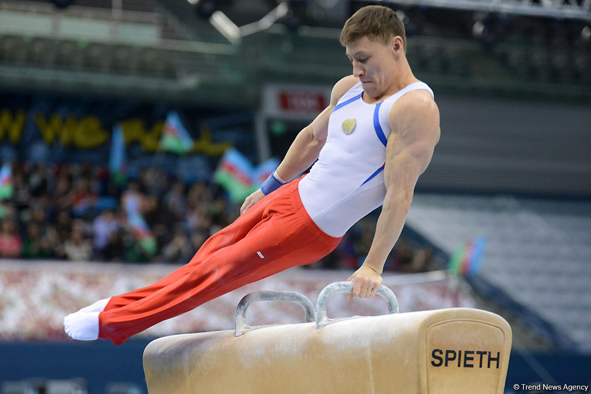 Bakıda idman gimnastikası üzrə Dünya Kubokunun dördüncü günü FOTOLARDA