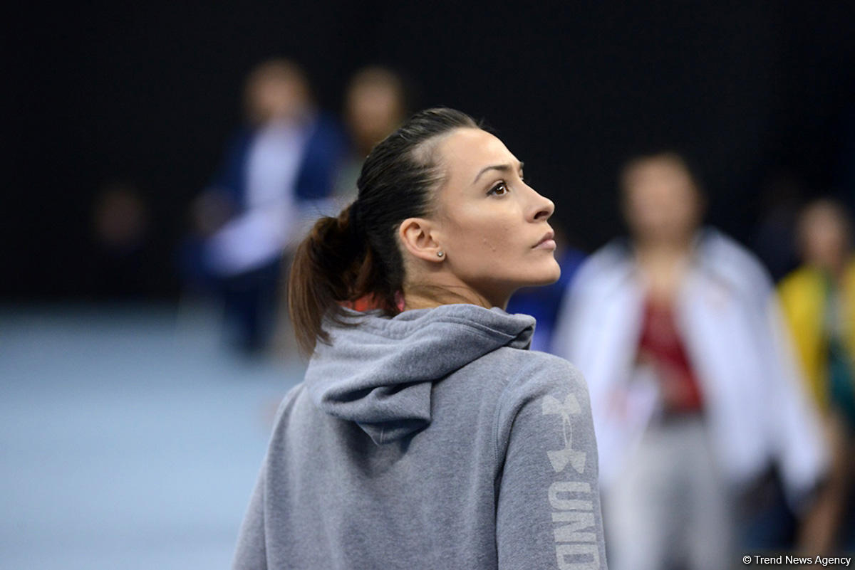 Bakıda idman gimnastikası üzrə Dünya Kubokunun dördüncü günü FOTOLARDA
