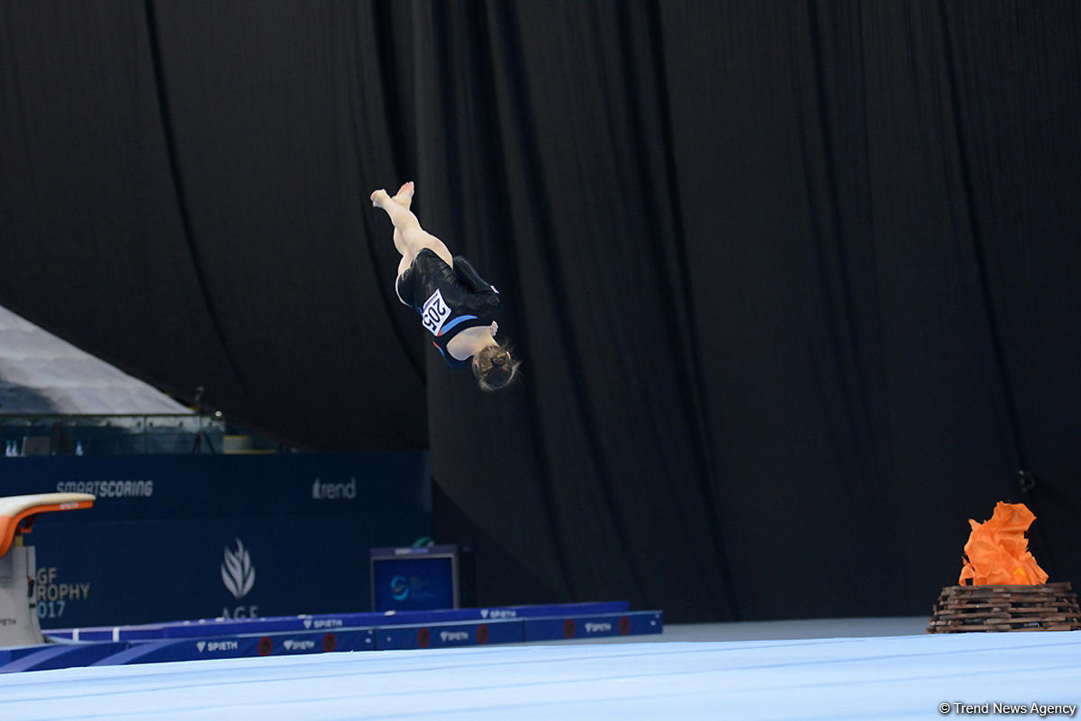 Bakıda idman gimnastikası üzrə Dünya Kubokunun dördüncü günü FOTOLARDA